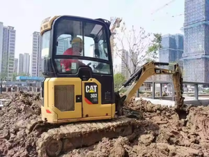 Mini-excavatrice sur chenilles CAT 302 2T, haute efficacité, moteur 21 CV, petite pelle, 303.5 302.7 304 305 306 307.5 308 CATERPILLAR 302 - Product Image 5