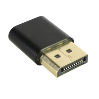 Adaptateur factice DisplayPort HDMI DVI Vga DP ou MiniDP prise d'affichage virtuel 4K émulateur fantôme sans tête EDID 3840*2160 Teamviewer
