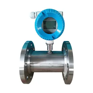 Débitmètre à turbine 12-24V capteur de Turbine mesurant l'eau pure alcool huile fendu débitmètre à Turbine liquide