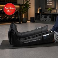 Bottes de compression pour les jambes Y45 à marque privée, écran LCD, fermeture éclair, certifiées CE ROHS FCC, bottes de récupération à compression d'air portables