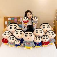 Nuevo Peluche Personalizable con Capucha, Temática de Oso Crayon Shin Chan, Muñeco de Peluche Suave y Adorable para Aliviar el Estrés