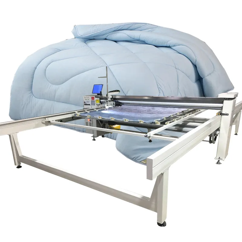 CNC Zhengbu kasur panjang jarum tunggal Comforter Mammut Quilting Computerized matras kepala tunggal mesin Quilting berkelanjutan