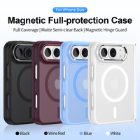 Étui de protection antichoc mat transparent personnalisé pour iPhone 18 Duo, compatible avec la recharge sans fil, en gros, respectueux de la peau