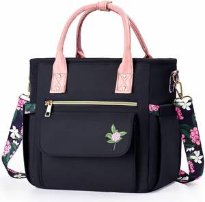 Muestra gratis de gran capacidad plegable entrega de alimentos Picnic Camping almuerzo bolsa útil portátil aislado cesta nevera bolsa - Product Image 1