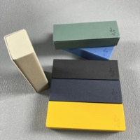Étui à lunettes en fer de luxe de couleur unie - Design rectangulaire minimaliste avec logo personnalisable