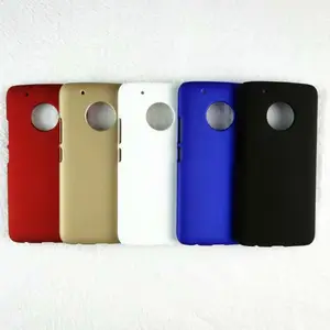 在庫あり! Moto G5 Plus用の売れ筋高品質インジェクションハードPCハーフカバープラスチック電話ケース、Moto用バックカバーケース