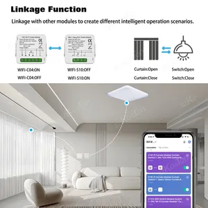 Módulo de Interruptor Inteligente para Cortinas Tuya <span class=keywords><strong>WiFi</strong></span> Zigbee, Motor para Persianas Enrollables, Control por Aplicación, Compatible con Alexa, <span class=keywords><strong>Google</strong></span> Home, Smart Life y <span class=keywords><strong>Nest</strong></span> - Product Image 5
