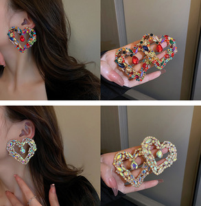 DAIHE 2024 สินค้าใหม่มาใหม่สไตล์เกาหลีต่างหูแฟชั่นเครื่องประดับต่างหู <span class=keywords><strong>Promare</strong></span> ต่างหูห่วงชุบทอง - Product Image 4