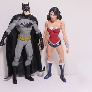 7 Figuras de Acción de Plástico ABS de la Liga de la Justicia de <span class=keywords><strong>DC</strong></span>, Mujer Maravilla - Nuevo Modelo de Juguete Coleccionable de Dibujos Animados - Product Image 2