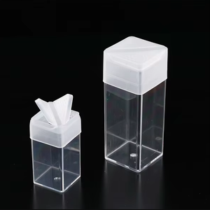 Atacado 15 oz Vazio <span class=keywords><strong>Plastic</strong></span> Shaker Garrafa PS Garrafa PP Lid Jar 7.6*7.6*16.5 cm para Embalagem Glitter <span class=keywords><strong>Powder</strong></span> - Product Image 2