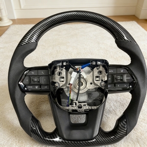 Convient pour le volant en fibre de carbone <span class=keywords><strong>Toyota</strong></span> Prado Camry Alphard Highlander RAV4 Siena Crown Alts Hilux Noah Lexus <span class=keywords><strong>Corolla</strong></span> - Product Image 4