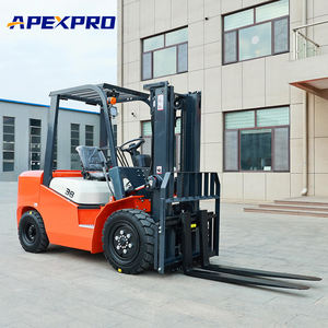 Vente directe usine de chariot élévateur diesel <span class=keywords><strong>à</strong></span> mât bi-étages de 4 tonnes, pneus pleins, modèle GC-DF40, avec poste de conduite assis, <span class=keywords><strong>à</strong></span> prix réduits - Product Image 1