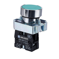 Interrupteur à bouton-poussoir de 22 mm, série XB2-BA31, vert, à réinitialisation automatique, momentané, rond, pour démarrage électrique