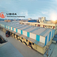 Edificio Prefabricado de Acero, Económico, Moderno y Ligero, para Almacenamiento Industrial o Agrícola, Edificio Comercial Prefabricado