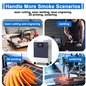 Extractor de Humos y Purificador de Aire XL300 de 330W con Filtro de 5 Etapas para Máquina de Corte y Grabado Láser - Product Image 4