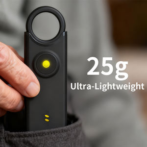 Alarma de Seguridad Personal Portátil de 130dB, Recargable por USB, Sirena Fuerte, Alerta SOS Antipérdida, Alarma Compacta para Llavero - Product Image 5