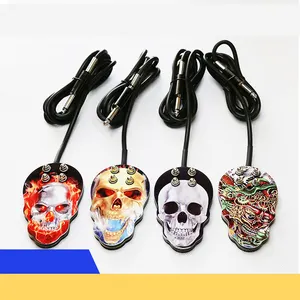 도매 문신 장비 SKULL 스테인레스 스틸 문신 기계 부품 로타리 문신 기계 발 페달