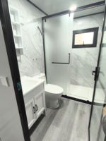 Casa Contenedor Expandible Moderna de 20 pies, Hogar Modular Prefabricado, Estructura de Acero con Aislamiento Impermeable para Vivienda Pequeña, Oficina o Villa