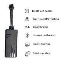 Rastreador GPS para Automóvil con Ranura para Tarjeta SIM 4G, Resistente al Agua, Rastreo en Vivo y Corte Remoto del Motor para Gestión de Flotas de Vehículos