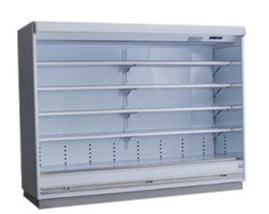 Refrigerador con cortina de <span class=keywords><strong>aire</strong></span> SPM, refrigerador con pantalla vertical para supermercado, escaparate abierto para frutas y verduras - Product Image 5