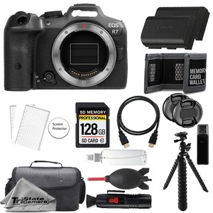 Cámara Digital sin Espejo <span class=keywords><strong>R7</strong></span> con Lente RF-S 18-150mm IS, Sensor CMOS, Video 8K, Resistente al Agua, Pantalla Dual, Compatibilidad con Tarjetas SD - Product Image 4