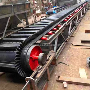 Transportador de correa de transporte de nailon para levantar y bajar línea de flujo de grano de Piedra de Arena material de correa de goma de descarga - Product Image 5