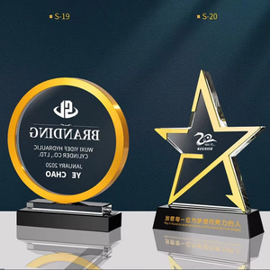 جائزة الشركة المصنعة تخصيص الكأس الكريستال الزجاج المنحوت المعادن الكريستال كأس جائزة - Product Image 2