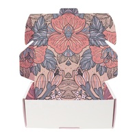 Boîtes d'expédition personnalisées en carton ondulé de luxe, avec logo en relief, pelliculage mat, recyclables, taille personnalisée, pour vêtements et chaussettes