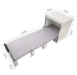 Moderno singolo acciaio per ufficio lettino pieghevole in metallo pieghevole materasso per casa scuola appartamento officina camera da letto <span class=keywords><strong>mobili</strong></span> - Product Image 2