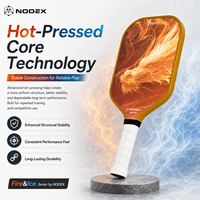 Dernier design Fire&Ice, raquette de pickleball USAPA de haute qualité, fabriquée sur mesure en fibre de carbone titane T700 thermoformée