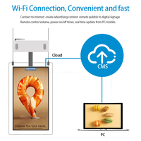 Pantalla Publicitaria Colgante de Doble Cara para Interiores AOOWHAO OEM ODM 4K Ultra HD de 2500nits, Señalización Digital para Centros Comerciales/Restaurantes