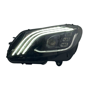 Conjunto de faros delanteros para Mercedes-Benz Clase C W205 al estilo Clase S para <span class=keywords><strong>Maybach</strong></span> con luces LED de señal de giro secuenciales y luces diurnas. - Product Image 4