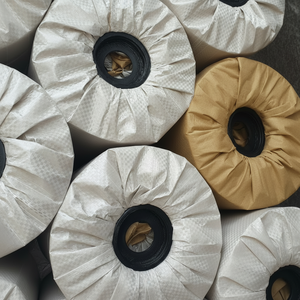 Carpa de PVC de poliéster 100% ignífuga impermeable brillante fluorescente antiestático Blackout patrón en relieve para bodas - Product Image 1