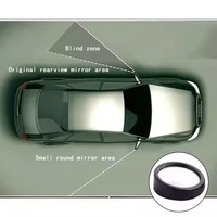 H-5186 360 degrés voiture angle mort miroir grand Angle rond convexe miroir petit côté rétroviseur Parking miroir intérieur accessoire