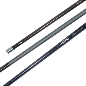 Manico per Guadino da Carp Fishing Selco MIX CARBON Nero con Testa in Alluminio, Palo Telescopico a Innesto per Canna da Pesca - Product Image 1