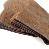 Extensions de cheveux humains vierges de luxe 100% naturels, cheveux européens, tissage invisible en PU, double épaisseur, qualité 9A-12A