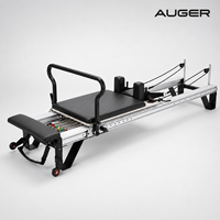 AUGER Machine de Pilates Reformer Commerciale en Aluminium, Équipement de Fitness Professionnel pour Studio, Lit d'entraînement du tronc