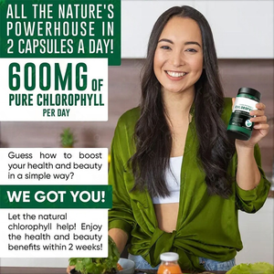 Wholesale OEM Chlorophyll Capsule Green Superfood Sodium Copper Chlorophyllin Sodium Copper Chlorophyll Capsules With Alfalfa - Product Image 5