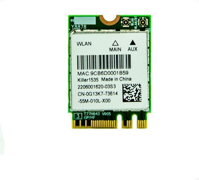 Fenvi for Bigfoot Wireless-AC 1535 Atheros QCNFA364A NGFF Dual Band Killer1535 802.11ac M.2 Wireless Card+Ble 4.1