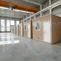 FLKT Maisons pliantes modulaires préfabriquées à prix abordable, résistantes au vent, prêtes à être expédiées, avec structure en acier