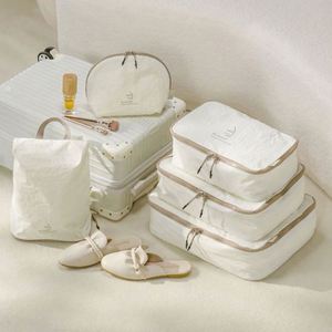 New Taslan 5 Pcs Travel <b>Compression</b> Storage <b>Bag</b> of Business Trip Large Capacity Storage Pack Waterproof <b>Bag</b> Set - Product Image 1