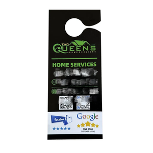 Pas cher personnalisé de haute qualité petite entreprise cuivre plaque papier voiture vélo porte accrocher flyers serrure de porte crochet poignée de porte étanche brillant - Product Image 4