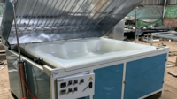 Grande machine de thermoformage sous vide en plastique PE pour baignoire, sauna, coffre à bagages, boîtier, toit, avec garantie d'un an, 380V