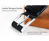 Cinturón Elástico Trenzado de Nuevo Diseño para Hombre, para Pantalones Casuales, de Golf, de Caza y Vaqueros