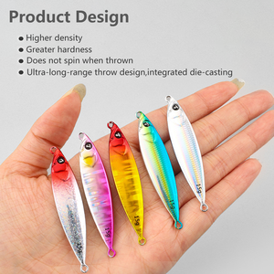 10g 15g 20g 25g 30g 40g Vente chaude Prix bas Jigging métallique en plomb pour la pêche en mer avec hameçons assistés - Product Image 2
