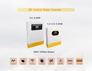 Inversor híbrido ZK 6,2 KW-48V 100A MPPT con salida de rango PV de 120-450Vdc 50/60Hz - Product Image 3