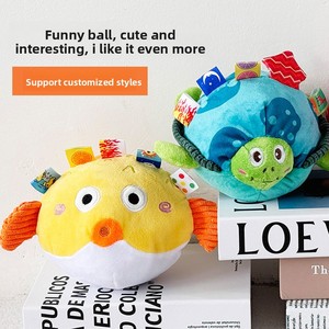Produttore in Stock divertente palla auto-divertente suono cane giocattoli di cotone tessuto forma orso peluche Pet forniture nuovo <span class=keywords><strong>disegno</strong></span> <span class=keywords><strong>tartaruga</strong></span> granchio - Product Image 4