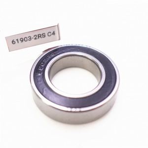 Rodamiento de Bolas de Ranura Profunda de Cerámica Híbrida C4 en Miniatura 6903 61903 con Sellado ZZ Precisión P0/P6/P5 17x30x7mm Ancho 8mm - Product Image 1
