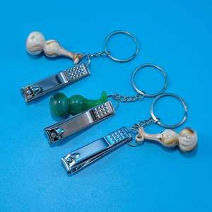 Cortauñas con forma de calabaza, accesorio portátil para cortar uñas con llavero, precio al por mayor de 2 yuanes. - Product Image 2
