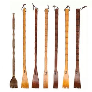 Direct Factory Source Beech <b>Wood</b> Self-<b>Scratcher</b> with Solid Bamboo <b>Back</b> Business Promotional & Gift Item - Product Image 1